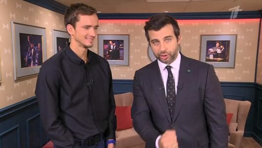 Вечерний Ургант 27.09.2019 Александр Ширвиндт и Леван Горозия